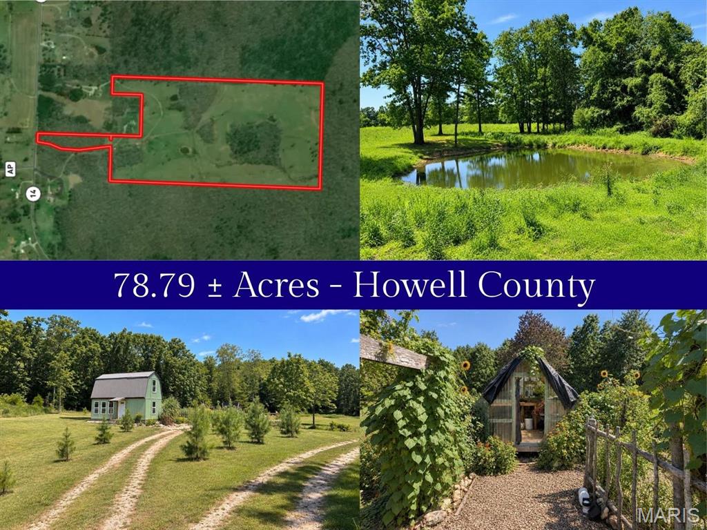 A rare find in the Ozarks 78.79 m/l acres of productive land bordered on three sides by Mark Twain National Forest, combining working farm ground with genuine seclusion and outdoor access. Approximately 50 acres of open pasture is cattle-ready now, with perimeter fencing and cross-fencing already in place for grazing. Two ponds provide reliable year-round water sources for livestock across the property, reducing the need for additional infrastructure. The remaining acreage is a mix of hardwood timber, offering natural windbreaks, shade, and cover for livestock, along with additional land to expand pasture or run more head if desired. An off-grid cabin on the property includes a kitchen, bathroom, and two upstairs sleeping areas, with an RV-style water system supplying the sink, toilet, and shower, plus propane already run through the home. This is a practical setup for someone managing the land day to day or living on site while building a permanent homestead. Garden space and a greenhouse are also in place, ideal for supplementing livestock operations with produce. Located less than 10 miles from West Plains, the property offers easy access to feed, supplies, and services while maintaining the privacy and space a working farm needs. Wildlife is abundant, with whitetail deer, turkey, and other game regularly on the property with access to National Forest for additional hunting and nature trails.. Whether you're looking to run cattle, expand an existing operation, or build a self-sufficient homestead with room to grow, this property offers a strong foundation with fencing, water, and shelter already in place. NO RESTRICTIONS on this property, Do as YOU like with YOUR land including LOW TAXES approximately $82.00 a year! Call TODAY!