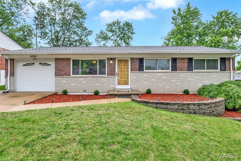 Welcome home to this well-maintained, 4-sides brick, 3 bed, 3 full bath ranch with walkout basement in the Pattonville School District! From the moment you step inside, you’ll appreciate the comfortable layout and inviting living spaces designed for both everyday living and easy entertaining. The main living room flows naturally toward the kitchen, where breakfast bar seating creates an open connection between the spaces while still maintaining a warm and comfortable feel throughout.

The kitchen features stainless steel appliances, functional workspace, and a layout that keeps everyone connected whether you’re hosting friends, enjoying a quiet evening in, or gathering for weekend get-togethers.

The primary bedroom offers the convenience of its own private full bath with walk-in shower, while two additional main floor bedrooms and a full hall bath provide comfortable space and flexibility for guests, hobbies, remote work, or everyday living.

Downstairs, the mostly finished walkout lower level creates an entirely separate retreat perfect for movie nights, game days, hobbies, workout space, a home office setup, or simply another comfortable place to relax and unwind. The additional living space gives you the flexibility today’s buyers are looking for while still maintaining a comfortable, connected feel throughout the home.

Step outside onto the large backyard deck and picture slow mornings with coffee, evenings spent grilling, or relaxing outdoors after a long day. A newly installed roof adds peace of mind, while the quiet, established street and mature surroundings create a setting that feels welcoming the moment you arrive.

Conveniently located near parks, shopping, dining, coffee shops, and major highways, you’ll enjoy it's easy accessibility while still coming home to a peaceful neighborhood setting. Comfortable, functional, and full of flexible living space, this home is ready for its next chapter.