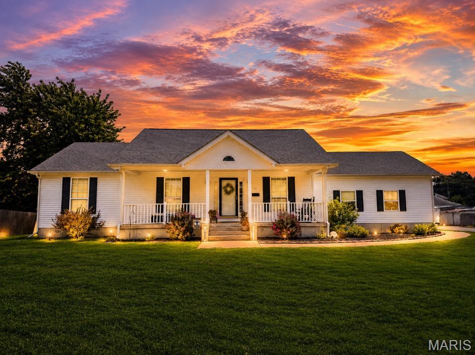 Welcome home to this beautifully maintained 3-bedroom, 2-bath ranch-style home offering comfort, charm, and exceptional curb appeal! Nestled on a flat, easy-to-maintain yard, this inviting property is perfect for families, first-time buyers, or anyone looking for convenient one-level living.
Step inside to a warm and functional floor plan designed for comfortable everyday living. The home also features a full unfinished basement, providing endless possibilities for additional living space, a home gym, workshop, storage, or future expansion to suit your needs.
Outside, you'll appreciate the spacious 2-car garage, updated landscaping, and the gorgeous front porch—the perfect place to relax with your morning coffee or unwind after a long day.
With its cozy charm, beautiful outdoor spaces, and room to grow, this move-in-ready ranch is ready to welcome its next owners. Don't miss your opportunity to make this wonderful home your own—schedule your private showing today!