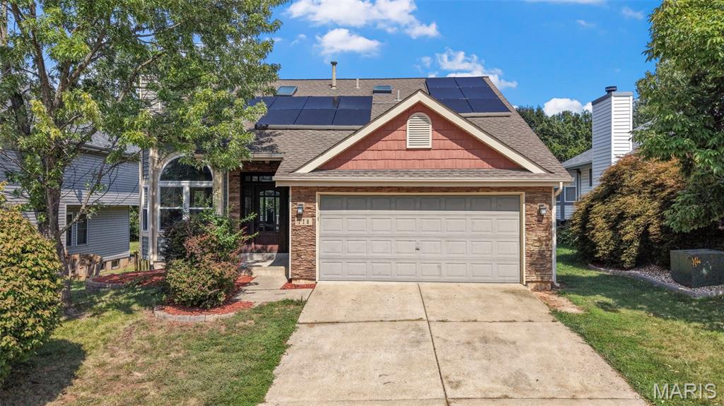 There’s a lot to like here—and plenty of room to make this home your own. Set on a large, fully fenced lot, this 1.5-story home has great curb appeal, a 2-car garage, and outdoor spaces that are actually useful. The large deck off the kitchen is perfect for grilling or simply enjoying the backyard, while the private sitting/coffee deck off the primary bedroom gives you a quieter spot to start the day. Inside, the two-story great room immediately makes an impression, with skylights, a wood-burning fireplace, and an open feel. A nice-sized living room provides additional everyday living space. The kitchen features stainless steel appliances, a pantry, and an eat-in area, with the refrigerator included. The main level also offers a bedroom and full bath, with accessible laundry located in the main-floor bedroom area if that setup works for the buyer’s needs. Upstairs, you’ll find a large guest bedroom plus a huge primary suite with a walk-in closet and private full bath featuring its own skylight. And then there’s the basement—mostly finished and already offering a rec area, sleeping area, half bath, and another potential laundry hookup. Add flooring and you’re very close to having even more finished living space. Big yard. Great outdoor spaces. Plenty of living area. A flexible floor plan with options to make it work exactly how you need it. This one is worth seeing in person.