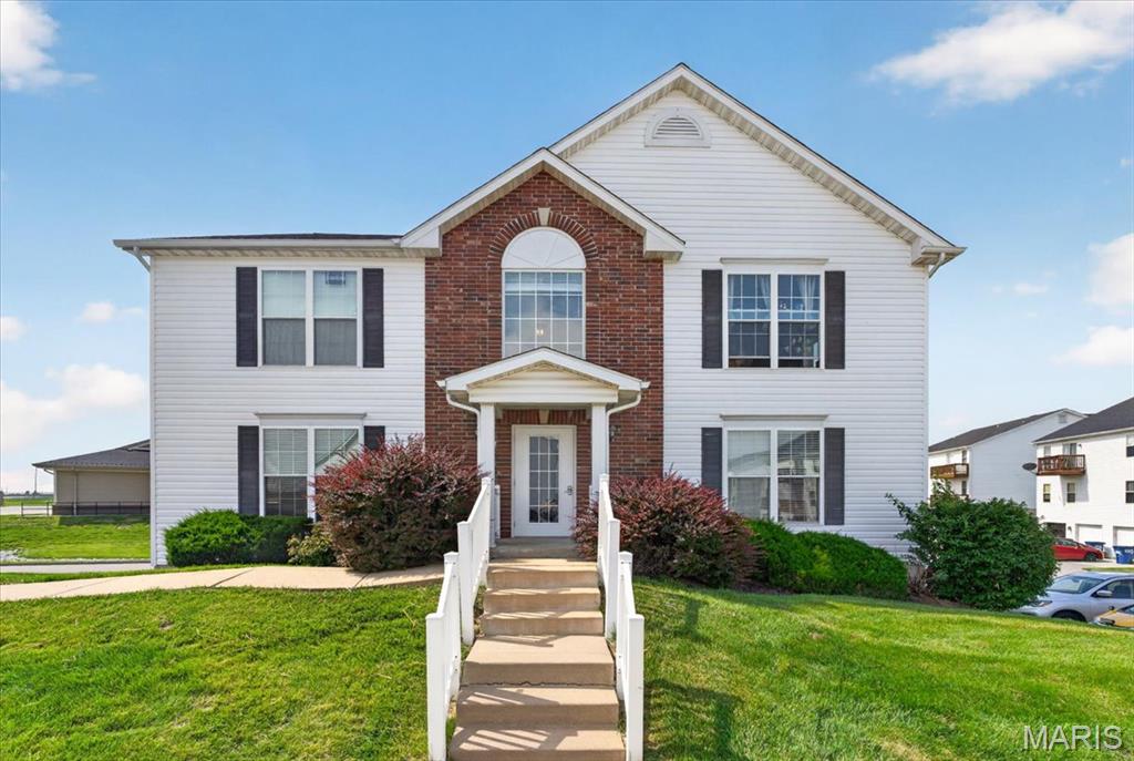 Welcome to this well maintained main floor condominium at Homefield Gardens. This 2 bedroom, 2 full bath unit offers comfortable, low maintenance living with updated flooring throughout, along with a newer HVAC system, water heater, dishwasher, and updated blinds for added value and peace of mind. The open floor plan features a spacious living and dining room combination, breakfast bar, and welcoming entry foyer. Convenient in unit laundry adds everyday ease. Additional storage is available in the basement, along with a sump pump for added peace of mind. An attached 1 car garage provides secure parking and extra convenience. Residents enjoy access to community amenities including a clubhouse, swimming pool, and tennis courts. Conveniently located near shopping, dining, and major commuter routes.