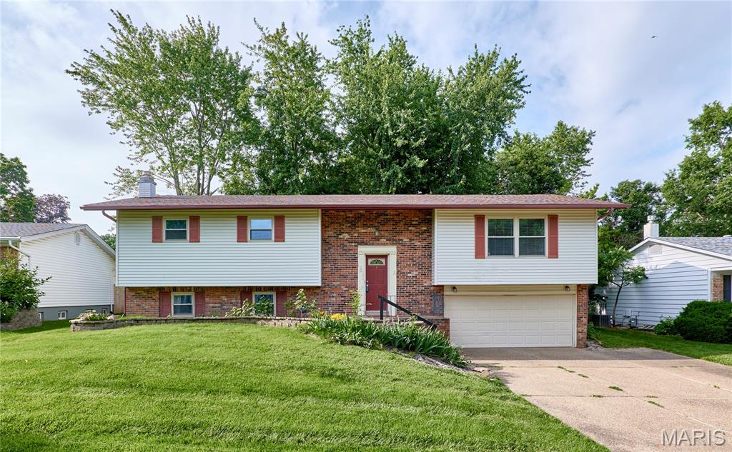 Welcome home to this spacious split-level gem offering over 2,100 sq ft of comfortable living space in the heart of St. Peters! The upper level features a bright and open layout with a large family room, spacious kitchen, and dining area perfect for everyday living and entertaining. All four bedrooms are conveniently located on the upper level, including a private owner’s suite complete with a full bath and oversized walk-in closet. The additional bedrooms are generously sized and share a second full bath. The finished lower level offers an expansive recreation room with a cozy wood-burning fireplace, half bath, and direct access to the attached 2-car garage with additional storage space. Step outside to enjoy the park-like backyard featuring a huge deck overlooking the fenced yard, plus an extra storage shed ideal for hobbies, tools, or projects. This home offers the space, layout, and outdoor setting you’ve been searching for!