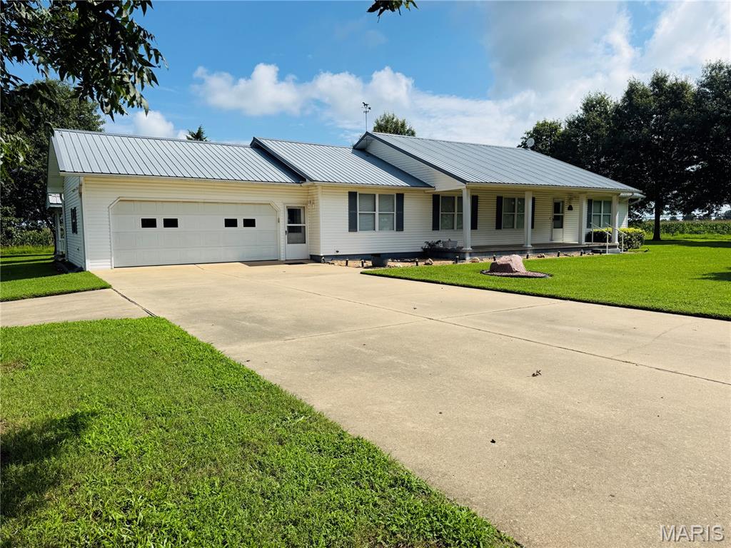 Welcome home to this beautifully maintained, one owner home offering comfort, style and functionality.  2 bedrooms, 2 baths with an office that could easily be a 3rd bedroom.
The open concept living and dining room opens to the kitchen providing a well-rounded space for family and friends.  The primary suite provides a relaxing retreat with a private bath and walk-in closet.  While the other bedroom, den and office offer flexibility for family and guests.
Step outside to enjoy the large backyard that is perfect for entertaining, gardening, or simply relaxing.  This property boast 1.3 acres M/L of privacy located on a private road on the family farm.  It has a 2-car attached garage, a 1200 sq ft detached garage / workshop , a gazebo, a full house generator, a well/pump for watering the yard and so much more.
It is time for you to see your Country Dream Home! 
 #Campbell RII School District