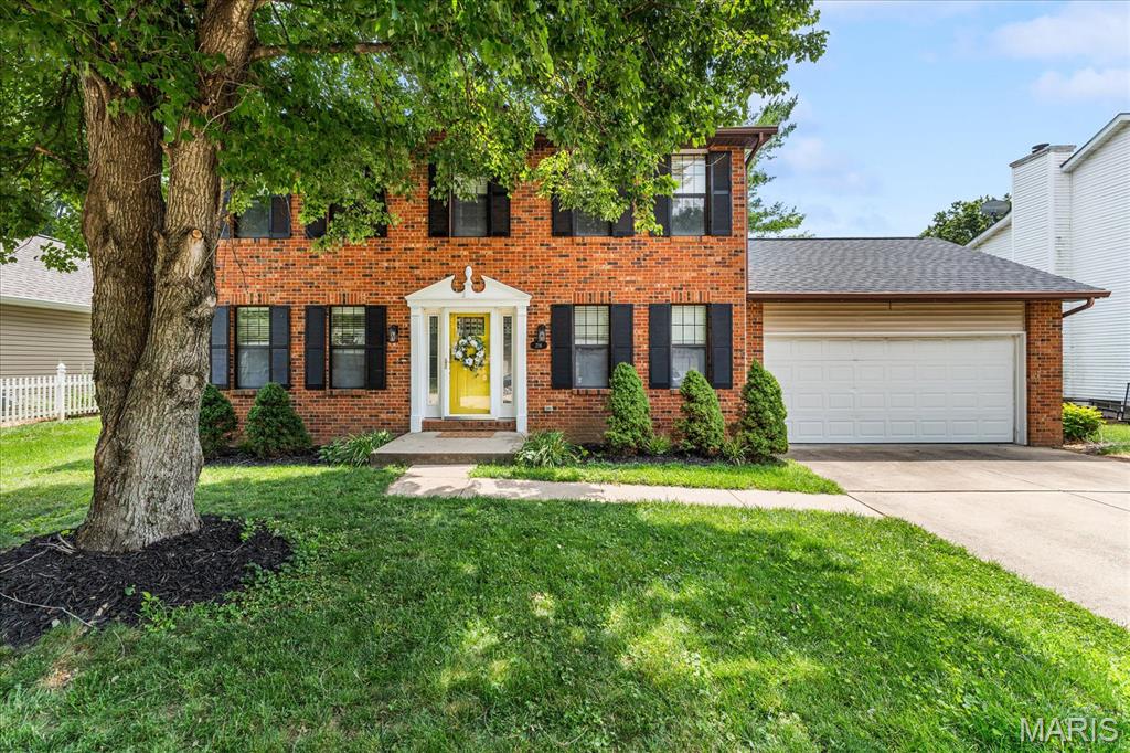 Nestled on a large lot in a quiet neighborhood, this spacious 2-story home offers the perfect combination of comfort, functionality, and recent updates. The thoughtfully designed main level features a welcoming living room (could be an office), formal dining room, cozy family room, convenient main-floor laundry, and a well-appointed kitchen with a brand-new stove. Upstairs, you'll find four generously sized bedrooms, including a spacious primary suite with soaring ceilings, two closets, one being a walk-in and a beautifully updated ensuite bathroom. Three additional bedrooms share a full hall bath, providing plenty of space for family or guests. Step outside to enjoy the recently updated deck overlooking a private, tree-lined backyard—an ideal setting for relaxing, entertaining, or simply enjoying the peaceful surroundings. Major improvements include a new roof (2026), new air conditioning system, and new hard-surface flooring, offering peace of mind for years to come. A gas line has already been run to the home, providing the option for future interior gas connections. This well-maintained home is move-in ready and waiting for its next owners.