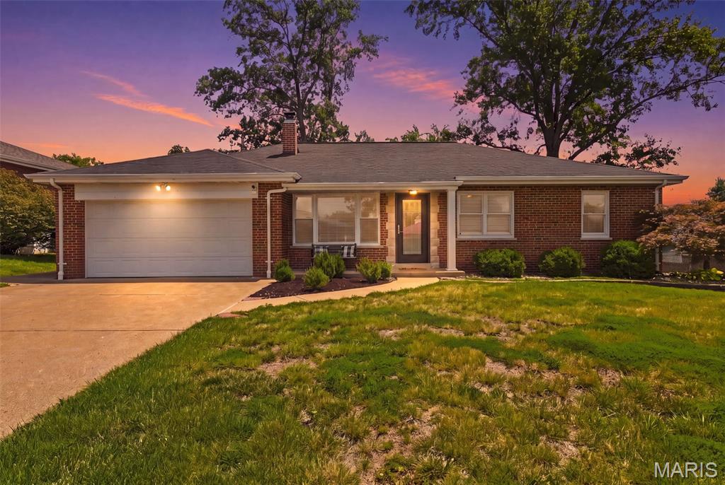 HURRY!!! This home is a true GEM!!! Homes like this do not come to market very often and this is your chance to get in on a truly turnkey, beautifully updated 3 bed, 2 bath in Lindbergh Schools!  The kitchen is bright and open and completely updated with TONS of cabinet and countertop space!  Cafe' appliances, gas range, solid surface counters, custom backsplash, top notch cabinets and a breakfast bar that is open to the large breakfast room that offers oversize patio doors leading to the spacious level backyard-that hosts 2 large patios, a gazebo, large storage shed and vinyl privacy fence!  This spacious brick ranch hosts 3 generous size bedrooms, main floor laundry and a completely updated main floor bathroom with custom walk-in shower and double vanity!  Beautiful hardwood floors flow through the bedroom and are also under the carpeting in the main floor living room.  Even the lower level is open and bright with newer carpeting, gas fireplace, and additional full bathroom!  Plenty of storage and another laundry hook-up is in the lower level.  Pride of ownership shines in this meticulously maintained home!! Roof 5 years old, Kitchen and Bathroom updates within the past 5 years, HVAC 3 years old, the list goes on and on!!  MUST SEE BEFORE IT IS SOLD!!!