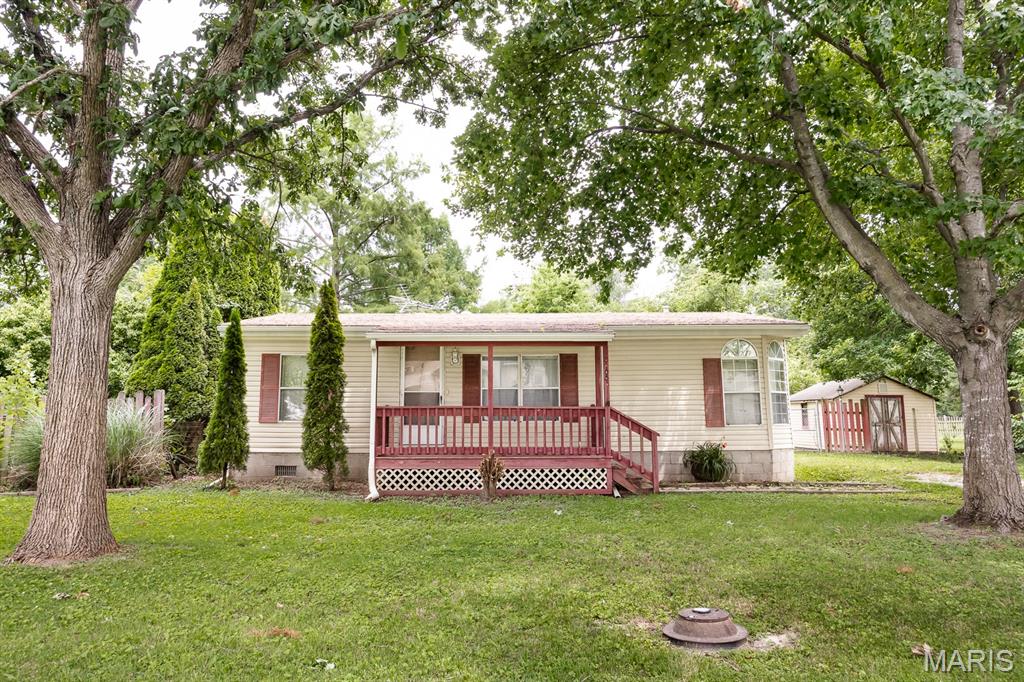 Opportunity awaits in the heart of Fayetteville! This one-owner, 3-bedroom, 2-bath manufactured home offers plenty of potential for a buyer looking to add their own personal touches and updates. Featuring a spacious layout, mature trees, and a generously sized yard, this property provides the perfect canvas to create your ideal home.  Outside, you'll find a storage shed and an expansive yard with endless possibilities for gardening, outdoor entertaining or simply enjoying the peaceful surroundings. The large lot offers plenty of room to grow and make the space your own.  Conveniently located within the highly sought-after Freeburg School District and just minutes from the Kaskaskia River boat ramp, this property offers the perfect combination of small-town living and easy access to outdoor recreation.  Seller intends to sell the property as-is and will only complete the initial occupancy inspection but will not complete any required repairs.  Whether you're an investor, first-time buyer, or someone looking for a project with great potential, this home is ready for its next chapter.