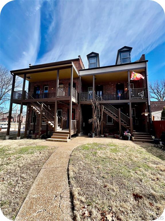 If you’re ready to step into real estate with a smart, low-hassle investment, this one stands out.

This fully renovated, historic 6-unit building underwent a complete overhaul in 2016 — including new roof, HVAC, plumbing, and electrical. The big-ticket items are done, giving you peace of mind and helping protect your cash flow from unexpected maintenance hits.

The property includes six units: one spacious 2-bedroom and five private 1-bedrooms — a highly desirable unit mix for young professionals and long-term renters. The three first-floor units offer single-level living, while the three upper units feature a townhome-style layout spanning the second and third floors — a unique setup that commands strong rental appeal. Two of these townhome units also have a bonus room that makes for a perfect home office. 

Every unit includes in-unit laundry, a major convenience factor that today’s tenants expect and are willing to pay for. No shared machines, no laundromats — just added value and stronger retention.

The building sits far back from the street on a large front yard, offering extra privacy and quiet — a rare find in the city. It’s just steps from Pontiac Park for green space and downtime, and located in the heart of Soulard, surrounded by some of the area’s most popular restaurants, bars, and nightlife. That combination of lifestyle + location keeps demand strong.

Turnkey condition. Desirable unit mix. Prime walkable neighborhood. If you’re looking for an investment that balances character, stability, and long-term upside — this is it. Skip the Zillow rabbit hole & contact me--the listing agent--for details or to set up a private tour.