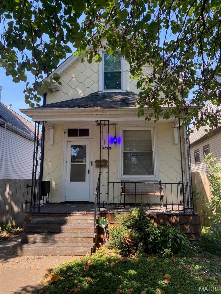 Great price for a Home in Bevo Mill area* One and a half story home* One bedroom on the first floor, bedrooms 2 & 3 is on the 2nd floor* Nice size rooms* Office on 2nd floor* Fenced back yard* Parking pad in back enough for 2-3 cars* Breaker box in 2014* Roof approx. 2014* Water main and stop box up to date* Bsmt has walk out to back yard* Eat in kitchen* Home needs some updates* 




 Home is being sold as is* Seller is not doing any inspections including Occupancy*