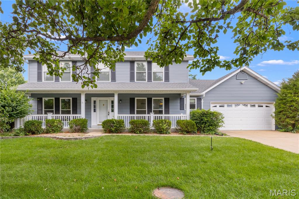 Welcome home to this beautifully updated 4-bedroom, 2.5-bath residence situated on a large corner lot in the heart of O'Fallon. Fresh paint and new flooring throughout create a bright, modern feel and make this home truly move-in ready. The spacious floor plan offers generous living areas, a cozy fireplace, and plenty of room for both everyday living and entertaining. Step outside onto the deck, the perfect place to enjoy your morning coffee, host gatherings, or unwind while overlooking the backyard. The unfinished walkout lower level provides abundant storage space and endless potential for future finishing to suit your needs. Situated on an expansive corner lot and conveniently located near parks, shopping, dining, and major highways, this home offers the perfect combination of updates, space, and location.