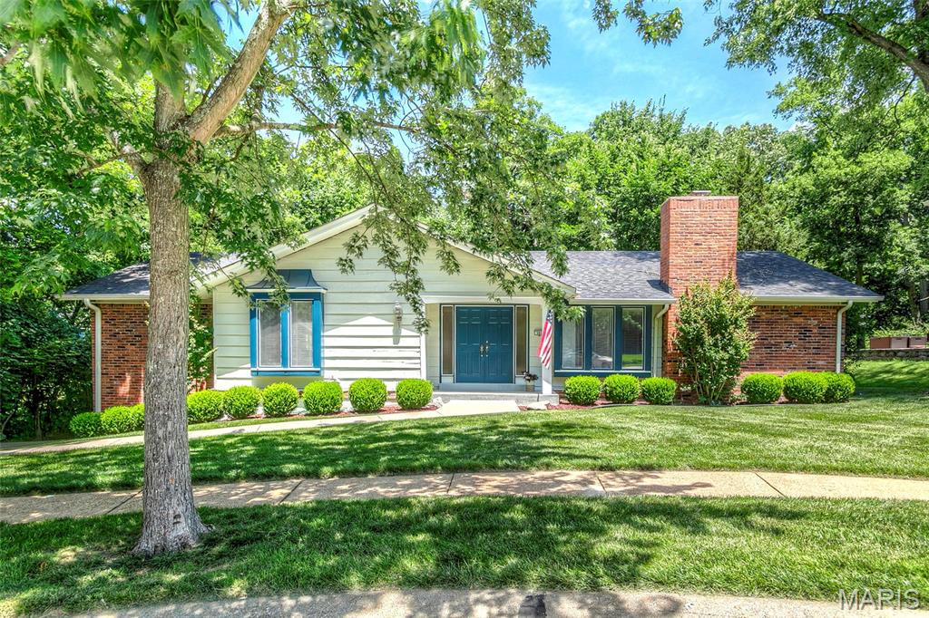 Location, location, location! Convenience a given, school district A+, costly replacements accomplished & completed plus a killer private lot situated in a quiet cul-de-sac & backing to what everyone desires…trees, trees & more trees! Hardwood everywhere waiting for your enhancement, attractive new interior paint & some newer & like new appliances. The lower-level walk-out was just refloored with tasteful luxury vinyl. While not defined bedrooms, there are two great potential sleeping areas, both with closets. Off the rec area is the oversized tuck under garage ready for the hobbyist. Make it your next family home! Ballwin Occupancy inspections have been completed with all predications remedied. Owner expecting an as is sale barring any major structural defects that would be revealed by a professional buyer sponsored inspection. None expected. Please do not park in cul de sac on Fridays which impedes trash pick up.