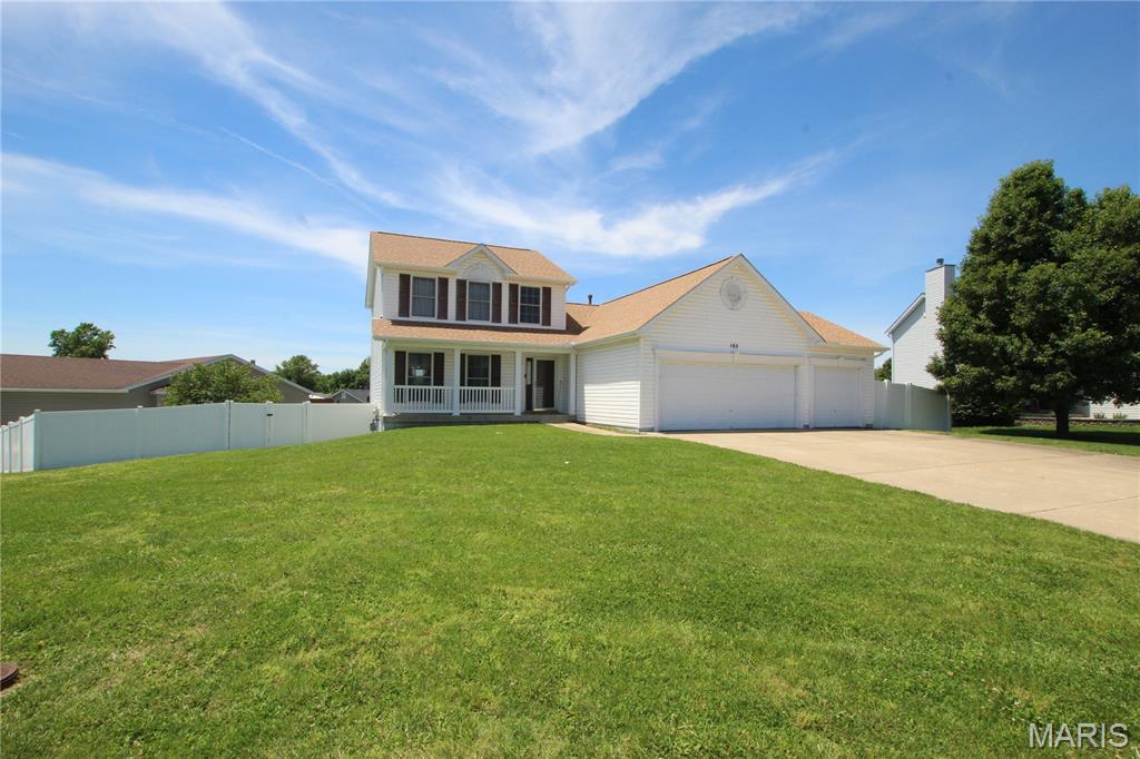 Opportunity awaits in the desirable Whitetail Crossing subdivision! This spacious Winchester 1.5-story home offers 4 bedrooms, 2.5 baths, and is situated on a large corner lot. The main-level primary suite features double closets, a soaking tub, and a separate walk-in shower for added comfort. The open floor plan includes a welcoming great room, breakfast area, and functional kitchen with a center island, creating an ideal space for everyday living and entertaining.

Upstairs, you'll find three additional bedrooms, providing plenty of room for family, guests, or a home office. The full walkout basement offers endless possibilities for future expansion and customization. An oversized 3-car garage and extended driveway provide ample parking and storage space.

This home is ready for updates and personal touches, presenting an excellent opportunity to build equity and create the home you've always envisioned. With its generous square footage, sought-after location, and outstanding potential, this property is one you won't want to miss!