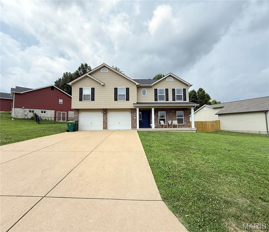 This beautiful home is situated just southeast of Pevely along Pevely Heights Drive. The residence is move-in ready with 3 bedrooms and 2 and a half bathrooms. There is a gorgeous master suite featuring a shower and a separate bathtub. The bathrooms have been nicely renovated, with new flooring installed throughout the main level. The kitchen features stainless steel appliances, solid surface countertops, a tile backsplash, and a breakfast bar with seating. The home has an excellent floor plan featuring a completed family/recreational space in the basement. A generously sized 10x12 deck is located at the back of the house ideal for Summer BBQs and hosting guests, featuring stairs that lead down to the yard. If you are looking for a beautiful home that is turnkey, then this is a must-see! Call today to schedule your own private tour.