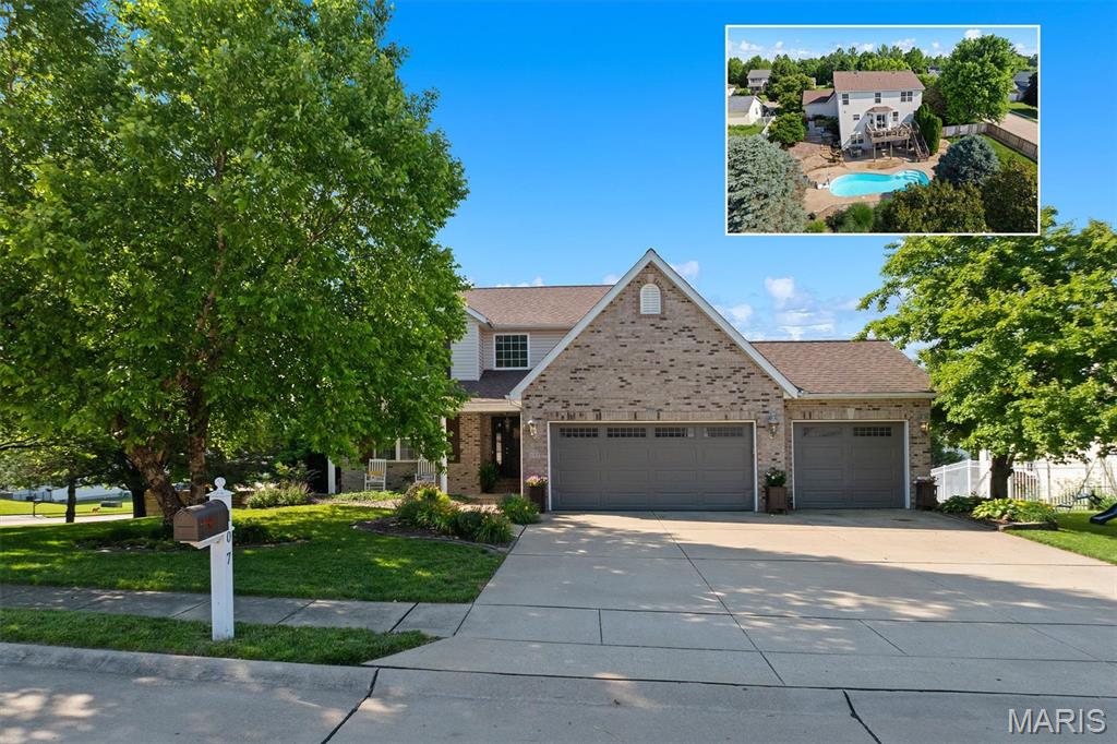 Set in one of the area's most desirable neighborhoods, this inviting two story home delivers the perfect blend of comfort, space, and everyday practicality for todays families. With 3 bedrooms and 3.5 baths, the layout offers room for everyone whether it's peaceful mornings, busy routines, or creating comfortable personal spaces for each family member.

Inside, bright and open living areas flow effortlessly, offering welcoming spots for family dinners, relaxing evenings, and weekend movie nights. Each bedroom is generously sized, and the additional baths keep mornings smooth and entertaining stress free.

Step outside to your own backyard oasis, where a sparkling inground pool sets the stage for summer birthdays, pool parties, and laid back afternoons. It's a space designed for fun, connection, and unforgettable memories.

Adding to its appeal, the home provides easy access to the interstate, making commutes, errands, and weekend adventures incredibly convenient without giving up the quiet, community oriented feel that makes this neighborhood so special.

With standout curb appeal, thoughtful updates, and a location families love, this home offers a lifestyle that's comfortable, connected, and full of energy. Don't miss your chance to see this one! Opportunities like this move fast, and you'll want to experience it for yourself.