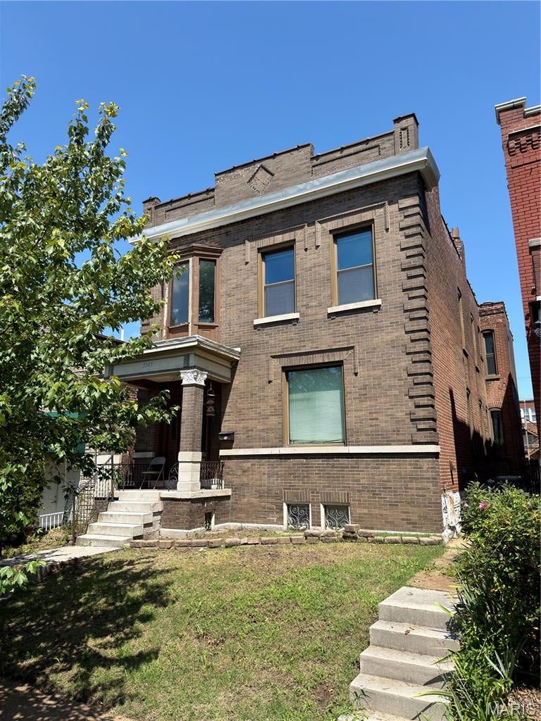 Calling all investors, renovators, and buyers with a vision! Don’t miss this rare opportunity to own a distinctive 3-bedroom, 3-bath two-story home surrounded by the historic charm and character of Tower Grove East. Offering an attractive entry point into Tower Grove East, with plenty of opportunity to renovate and add value.

Step inside to a dramatic living room featuring soaring ceilings and a stunning floor-to-ceiling rock fireplace that creates an impressive focal point. Adding to the home's unique character, dual staircases provide access to the second floor, including an open staircase leading to a loft-style upper level that overlooks the living room below and enhances the home's spacious, airy feel. The walk-out basement features a third bathroom and offers additional flexible living space with potential for an extra bedroom, recreation area, home office, or more!

The home includes a newer roof, newer windows, newer HVAC system, and an updated electrical panel, providing a solid foundation for your renovation plans. Ideally located just steps from Cafe Mochi and minutes from Tower Grove Park, the vibrant South Grand dining district, The Hill, SLU Hospital, and major highways including I-44, I-55, and I-64.  This property is ready for its next chapter and offers endless potential for the right buyer.

All utilities are on. Property is being sold AS IS. Seller will not provide inspections or do repairs.