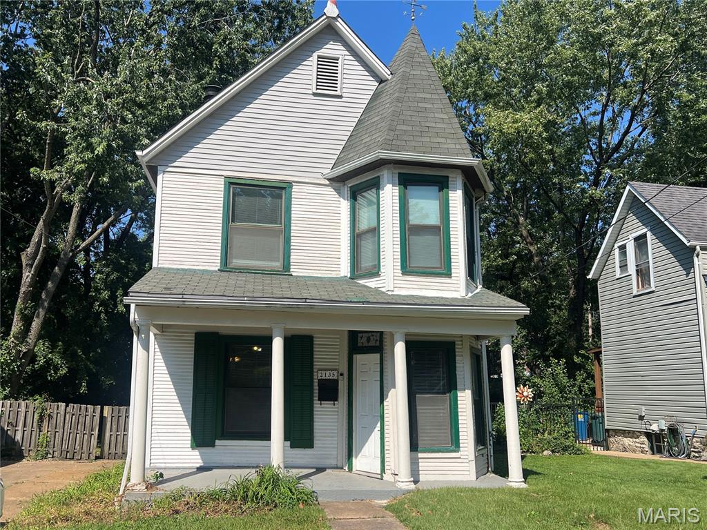 Investor opportunity in a prime Maplewood location! This 2-story Victorian-style home offers tons of character and value-add potential for an investor, rehabber, or buyer looking to build equity. The home features 2 bedrooms, 2 full bathrooms, and a dedicated office space upstairs, along with a covered front porch and distinctive Victorian turret/bay feature. Property is in need of repairs and updating, including foundation/crawl space work, and is being offered as an opportunity for a buyer to renovate and make it their own. Off-street parking is an added bonus. Excellent location near Maplewood’s popular restaurants, shopping, entertainment, parks, and major transportation routes. Great potential for a flip, rental, or owner-occupied renovation in one of the area’s most desirable communities.