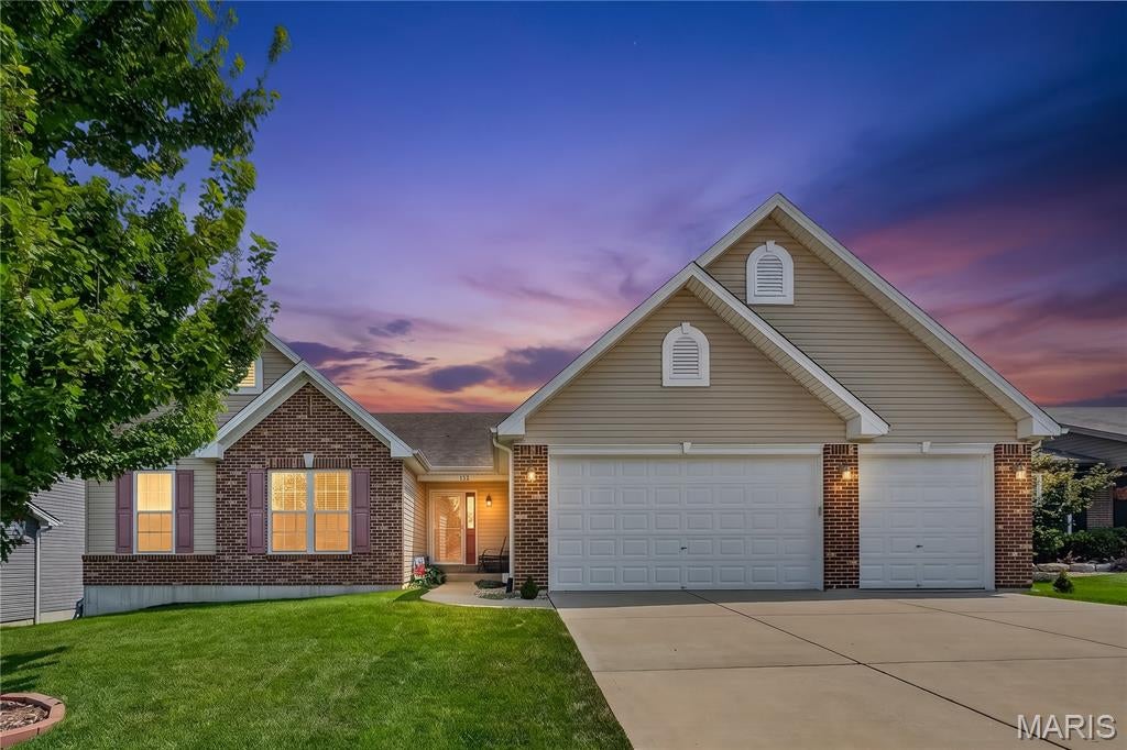 Coming Soon! Welcome to one of the larger ranch homes in the desirable Riverdale Woods community! With over 2,000 square feet, this beautifully maintained home offers spacious, open-concept living and an incredible combination of comfort, storage, and outdoor enjoyment.
The vaulted great room flows seamlessly into the vaulted breakfast area and kitchen, creating an open, airy feel that's perfect for everyday living and entertaining. The spacious primary suite provides a relaxing retreat, while the large walk-in pantry offers exceptional storage and organization.
The oversized expanded three-car garage is a standout feature, complete with built-in overhead storage and convenient hooks and pulley systems for kayaks, canoes, bicycles, and more. Recent updates include a new dishwasher and brand-new water heater. The washer, dryer, and kitchen refrigerator are negotiable with an acceptable offer.
The large unfinished walkout basement offers endless possibilities for future living space, a workshop, or recreation area and opens to a patio below. Upstairs, enjoy the composite deck featuring a brand-new staircase leading to the backyard.
Riverdale Woods offers an outstanding lifestyle with scenic lakes, walking trails, playgrounds, pavilion areas, and beautiful green spaces, making it one of the area's most sought-after neighborhoods.