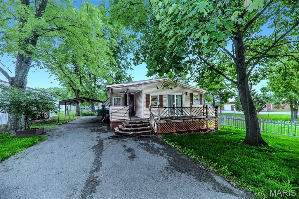 Discover the inviting comfort of 1802 Crestview DR, O'fallon IL 62269, a well maintained and ready-to-move-in manufactured home. Lot is owned not rented. NEW ROOF in March 2026, carpet less than 3 years old.  Great workshop and separate storage shed in the fenced in backyard.  
    Selling AS-IS including some of the previous owners belongings that you can keep or clean out.  LOTS OF TOOLS
ACCEPTING OFFERS UNTIL 8PM SUNDAY, PLEASE SET RESPONSE TIME FOR MONDAY AT 10AM