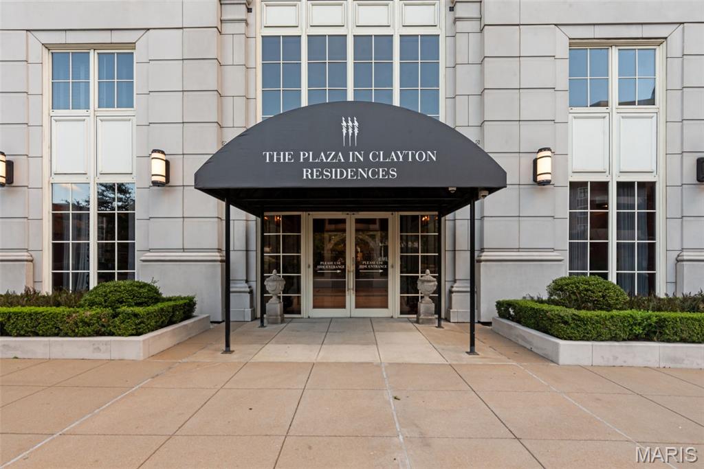 Experience elevated living at the Plaza in this luxurious totally renovated unit by Michael Rechen.  This spacious 17th floor 2 bedroom, 2.5 bath residence has been thoughtfully modernized from top to bottom, with exceptional millwork, wood floors and 4 balconies with north, west and south views.  The gracious foyer with marble floor opens to the living room with gas fireplace, lovely dining room and bright, white kitchen with custom inset cabinetry, quartzite counter tops and backsplash and large island with storage and seating. The family room features a built in wall of cabinets with glass fronts, dry bar and SubZero wine frig with 2 beverage drawers.  Down the hall  is the cozy office/den, laundry room and a wall of built in bookcases in the hallway. The primary suite has a sitting room, 2 balconies, spacious his/her custom closets, stunning marble  bath with large walk in shower and 2 vanities.  The guest bedroom has a new bath, nice closet and lovely views.  Also included is a large storage unit and 2 assigned parking spaces.  This is a one of a kind full service building with incredible amenities. 
Exclude:  the Dining Room chandelier and TV in the Living Room