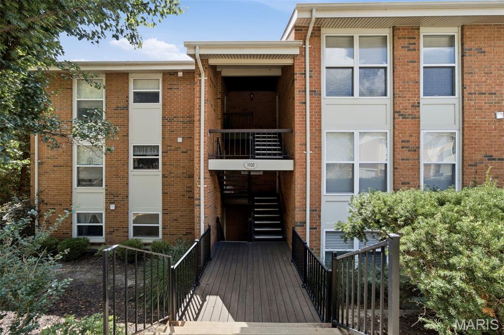 Welcome to 1920 Hunting Lake Ct #302! This spacious third-floor, 2-bedroom, 1-bath condo offers an open and inviting floor plan with exposed brick, a fireplace, and plenty of natural light. Step outside to the large covered private balcony overlooking the community pool and mature trees. Both bedrooms offer good space, and the unit also features in-unit laundry for added convenience. Located in Kirkwood with a nice central location close to shopping, restaurants, parks, and major highways. A great opportunity for low-maintenance living in a desirable community.