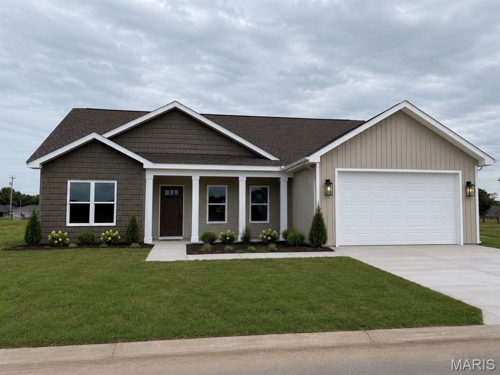 DON'T MISS THIS NEW CONSTRUCTION!! This beautifully laid out home offers an open and split floor plan with beautiful kitchen that holds a perfectly sized island for family breakfast and don't forget the walk-in pantry!! Enter through the garage to your drop zone for backpacks, shoes and bags with laundry right around the corner!
The primary suite boasts a huge custom tiled walk in shower, double vanity and walk-in closet! The high ceilings in the great room with the open floor plan make the home feel larger with no space wasted!
Stunning sunset views demand a night out in your beautiful yard. 
All appliances included! Turn key and ready to make home.
