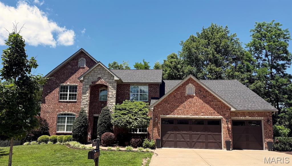 This stunning story-and-a-half home offers 6 bedrooms, 4.5 baths, and more than 5,500 square feet of beautifully designed living space. Situated on a private lot with a secluded backyard, the property features a sparkling saltwater pool, abundant natural light, and thoughtful updates throughout. The main level showcases a dreamy kitchen including Custom cabinetry, solid surface countertops, walk-in pantry and stainless steel appliances. A luxurious primary suite complete with a spa-inspired bathroom and two spacious walk-in closets. The inviting great room features a gas fireplace and large windows that fill the home with natural light.  rounds out the main floor.
Upstairs, you'll find a massive loft area along with four generously sized bedrooms, including one bedroom with a private ensuite bath and two bedrooms connected by a Jack-and-Jill bathroom.
The finished walk-out lower level is ideal for entertaining, offering a built-in bar, a sixth bedroom, and a full bath, providing excellent space for guests or multigenerational living.
Recent Updates Include:
Roof (2025)
Siding (2026)
New pool equipment (2023)
Vent hood (2026)
Garage doors (2021)
Deck flooring, stairs, and railing (2026)
With spacious living areas, extensive updates, and resort-style outdoor amenities, this home offers the perfect blend of luxury, comfort, and functionality.
