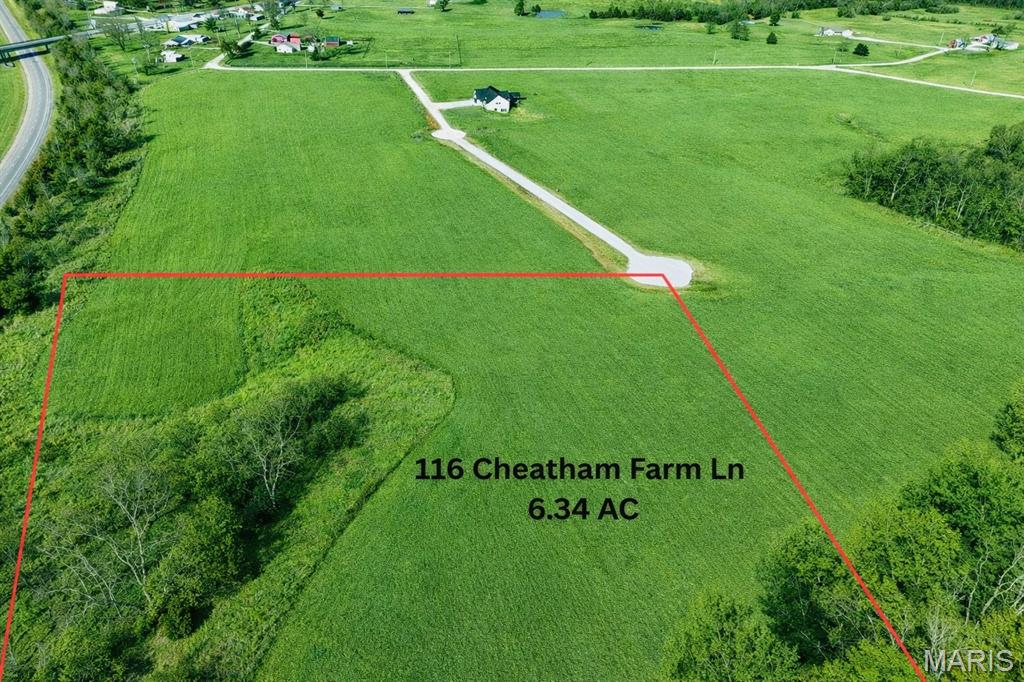 Discover the perfect blend of privacy and convenience with this beautiful 6.34-acre parcel located at 116 Cheatham Farm Ln. This expansive property offers a picturesque setting with gently rolling ground, ideal for building your dream home, creating a private retreat, or investing in land with endless potential.
The property features a long private drive on a cul-de-sac lot, providing easy access while maintaining a secluded feel. Surrounded by open countryside and natural tree lines, you’ll enjoy peaceful views and plenty of space to spread out.
Whether you're looking to build now or hold for the future, this property offers flexibility and opportunity in a desirable location.
Property Highlights: 6.34 acres of usable land, Private driveway access, Ideal building site, Open and level terrain, Peaceful rural setting, Convenient access to nearby amenities Don’t miss your chance to own a slice of countryside with room to grow.
Unincorporated Troy Schools just North of town.  
Horses, cows, goats, chickens, etc.... Are Welcomed!!
Electric is on site. Minimal restrictions. 1400sf minimum. Barndos and Shouses are OK!
This is a Subdivided land parcel with 3 ADDITIONAL LOTS AVAILABLE!  Call Agent for Details.
