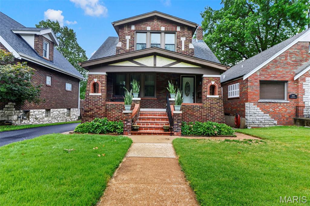 INCREDIBLE CITY CHARMER WITH PARK VIEWS!

Welcome home to this incredible classic city charmer, perfectly positioned just steps from beautiful Carondelet Park! Imagine waking up in the morning or relaxing on your covered front porch while watching the activity and enjoying everything this beloved St. Louis park has to offer right outside your front door. 

Inside, you'll immediately notice the impeccable refinished hardwood floors and beautiful craftsmanship that create the timeless character and warmth this home has to offer. The thoughtfully updated kitchen features solid-surface countertops, plenty of cabinet space, and all the room you need to prepare meals and entertain with ease.

Step outside and discover your own private backyard oasis. The large back deck overlooks the spacious backyard and creates the perfect setting to relax, unwind, entertain friends, or enjoy a quiet evening outdoors. The former garage pad remains in place, giving the next owner an excellent opportunity to build a new garage or car port, providing covered parking and additional storage space.

The basement offers even more room for storage, hobbies, or future possibilities. With classic charm, tasteful updates, beautiful outdoor spaces, and an unbeatable location just steps from Carondelet Park, this home truly offers the best of city living.

Don't miss your opportunity to make this special home your own! Enjoy the convenience, character, recreation, and lifestyle that make this area such a wonderful place to call home.  HVAC and water heater are less than 5 years old, and the sellers are also offering a 1 year HSA home warranty for added peace of mind. 

Showings begin Wednesday, August 12, 2026.

Opportunities like this don't happen often—here is your chance to own a true city classic!