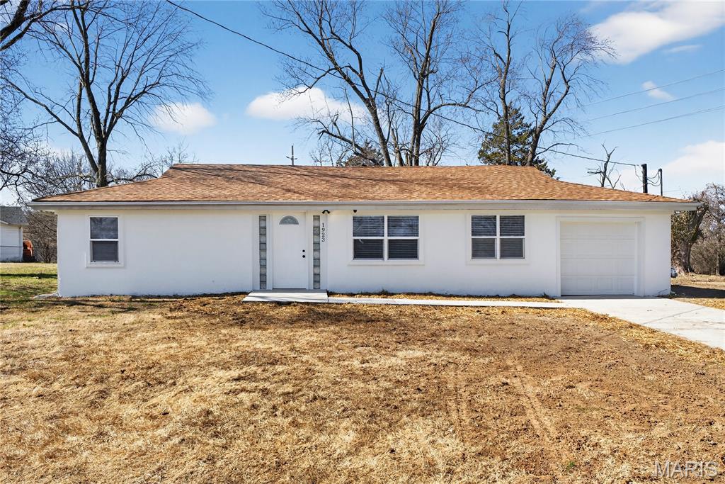 Fully renovated home in the heart of Arnold. This ranch home in the Fox School District sits on a HUGE lot (.65 acres) backing up to the Arnold Recreation Center grounds. This 2 bedroom home features over 1200 sq ft of finished living space. Walk inside and notice the fresh new interior with luxury vinyl plank flooring throughout. The living room/dining room combo is open to the brand new kitchen. You'll appreciate the new white cabinetry with granite countertops, stylish tile backsplash, and stainless appliances. Large mud room off the kitchen doubles as a pantry area between the garage and large laundry/bonus room. The 2 bedroom share the newly renovated full bathroom.