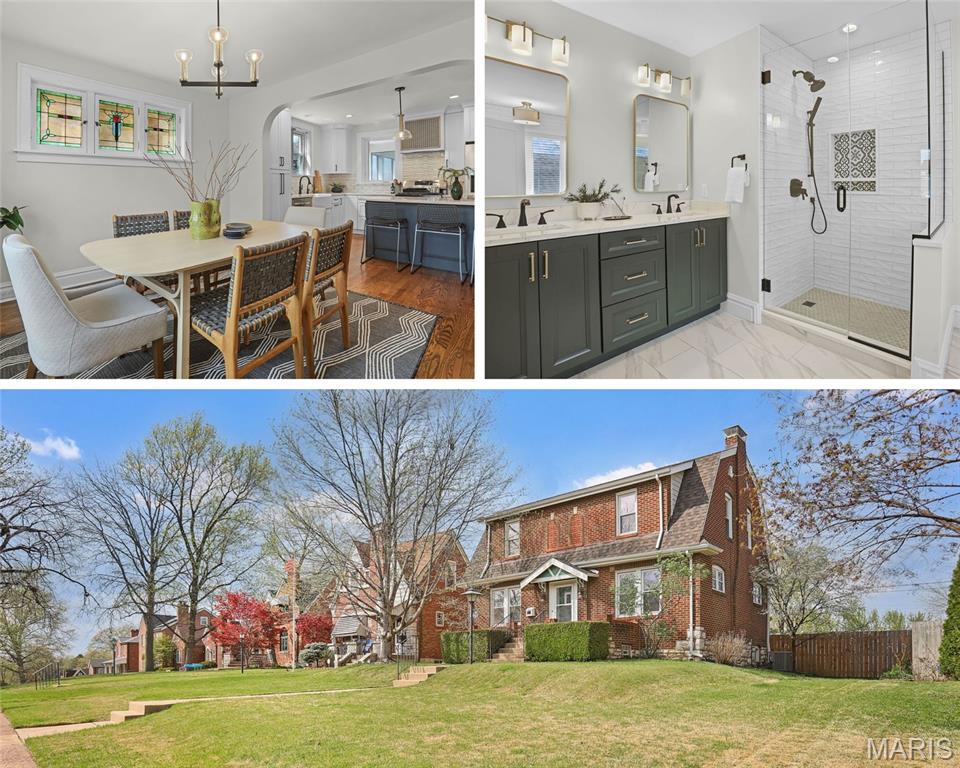 Welcome home to beautifully renovated 6621 Oleatha Ave! Now's your opportunity to live on the most desirable block in Lindenwood Park! With oversized lots and generous setbacks, these sought after homes rarely hit the market. This gem sits on a .22 acre lot! Even more rare, this 1929 Dutch Colonial underwent a major renovation in 2024, transforming the existing space and adding a 2 story addition. The expanded kitchen features soft close shaker cabinets, quartz counters, marble mosaic tile backsplash, gas range w/ a double oven & exhaust hood, farmhouse sink & a reverse osmosis water filtration faucet. Arched openings lead into the dining room & living room, both appointed with original stained glass windows. Wrapping up the first floor is a mudroom with built in storage cubbies & a conveniently located powder room. Upstairs, the newly constructed primary suite (2024) is a true sanctuary and a unique find in the city! Highlights include an oversized soaker tub, walk-in corner shower-both with w/ tile surrounds & storage niches, double vanity & Toto toilet bidet combo. Fighting over closet space will not be an issue with the massive walk-in closet & custom shelving system. Rounding off the 2nd floor are three additional bedrooms, a full bath & new laundry room (2024)- no more lugging laundry down the stairs!  The lower level, with it's epoxy coated floors & painted walls/ceilings, is a durable & versatile space- perfect for a play room, fitness room, art studio or home office. Looking to embrace indoor/outdoor living? The newly constructed screened in porch (2024) is the Cadilac of outdoor living spaces! Outfitted with James Hardie siding, tongue & groove flooring, ceiling fans, recessed lighting & an infrared heater, your outdoor season will be extended in style. The backyard is flat & fully fenced with ample greenspace for activities. And there's a bonus storage area under the porch for all the gear! Equipped with a new opener (2025), the detached two car garage fits two cars comfortably. Don't feel like cooking? Walk to one of the many neighborhood haunts-Trattoria Marcella, El Paisano or Farmhaus. Explore the nearby parks, just one block to Lindenwood Park & a short bike ride to Francis Park. Other Notable features include...Two HVAC systems (2024 & 2025), oak hardwood floors throughout, attic fan, underground electric service, new copper water service and contractor grade (Delta & Kohler) plumbing & light fixtures. See attachments for the Sellers Disclosure and list of upgrades.