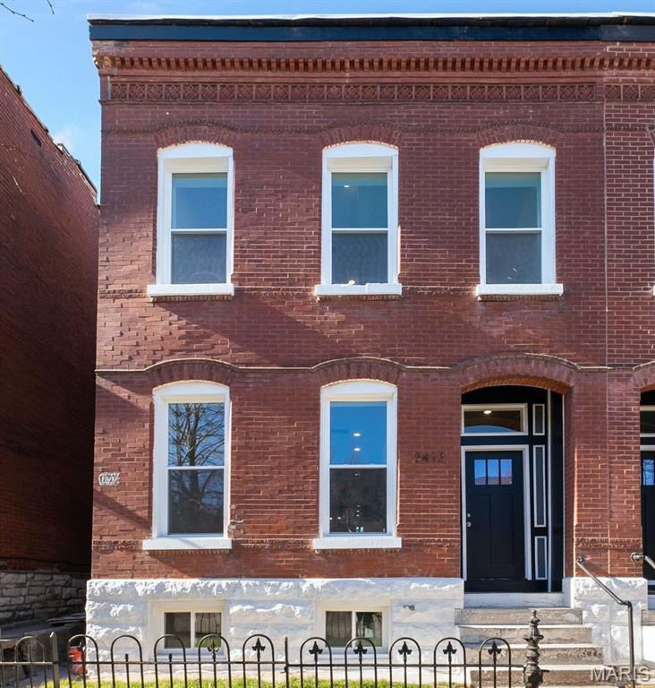 This newly renovated 3 bed, 2 full bath/1 half bath home blends historic charm with modern luxury. Located in Gravois Park, just off Cherokee street, this home features beautiful hardwood floors, 10ft ceilings, a large living room, dining room, a gorgeous modern kitchen, and a breakfast nook. Off the back is a deck overlooking the backyard and 2 car carport. Head upstairs to the primary suite with stylish primary bath, a large walk-in closet, and an outdoor deck. Down the hall, you’ll find a laundry closet, a hall bath, 2 more generously sized bedrooms and an office. Additionally, all of the major systems are new (HVAC, electrical, and plumbing). All within walking distance to Cherokee Street, Benton Park, and all of your favorite local neighborhood spots.
