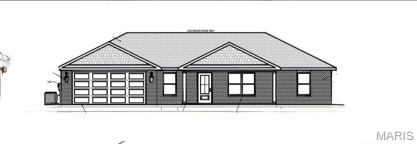 Under Construction - Cul-de-sac lot in McKendree Crossing Neighborhood - location close to Cape/Jackson/Schools/I-55.  Vaulted ceilings, with living room, kitchen and dining opening to each other giving extra space and room. The split bedroom concept gives privacy, primary bath features walk-in shower and double vanity with walk-in closet. Stylish kitchen with center island, solid surface countertops and stainless steel appliances. No carpeting on the main floor with luxury vinyl flooring all through-out. The full walk-out basement offers a pre-designed layout  for later expansion. Nothing beats the smell of BRAND NEW! Expected completion appx 90 days. Buyer still has time to pick out some finishes