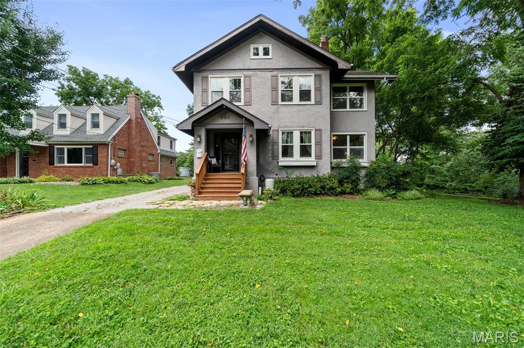 Our you an INVESTOR & REHABBER looking for your next project? Are you a buyer frustrated that you can't find the right home or keep losing out on a home purchase?  This is your chance to own a home in Webster on a amazing street and lot and  make it your own! With an after repair value over $700,000 based on recent sales in the neighborhood this is an incredible opportunity to personalize your home for your lifestyle.  Nestled on a quiet, tree-lined street in Webster Groves, this charming 1920 Craftsman-style home offers the perfect blend of timeless character and everyday comfort. Imagine starting your mornings with coffee on the welcoming covered front porch before taking a short stroll to the boutiques, cafes, and restaurants of Old Webster. Inside, tall ceilings and abundant natural light create an inviting atmosphere throughout. The spacious living room is ideal for gathering with family and friends, while the separate dining room is ready to host holidays and celebrations for years to come. An updated kitchen, cozy breakfast nook, and sunroom provide beautiful spaces for everything from busy weekday mornings to relaxing weekends at home. Upstairs, you’ll find three comfortable bedrooms, an updated full bath, and an enclosed sunroom that offers endless possibilities as a home office, reading retreat, or creative studio. Step outside to the expansive back deck overlooking the oversized backyard, where there’s plenty of room for outdoor entertaining, gardening, pets, or simply enjoying peaceful evenings beneath the trees. Perfectly positioned just minutes from I-44, I-64, and all that St. Louis has to offer, this exceptional home combines the convenience of ideal location with the warmth of one of the area’s most beloved neighborhoods. Located in the highly acclaimed Webster Groves School District, this is more than a home—it’s an opportunity to embrace a lifestyle defined by community, walkability, and enduring charm.