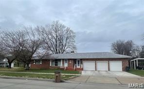 Brick Ranch centrally located with a 3 car garage. Large living room with separate dining. Center hallway plan dividing two bedrooms. Large open,  mostly unfinished basement. Open sunroom/bonus room/office on the main level off of the garage. Oversized driveway with abundant parking. Current long term tenant occupied. Minimum of 24 hour notice to show property.