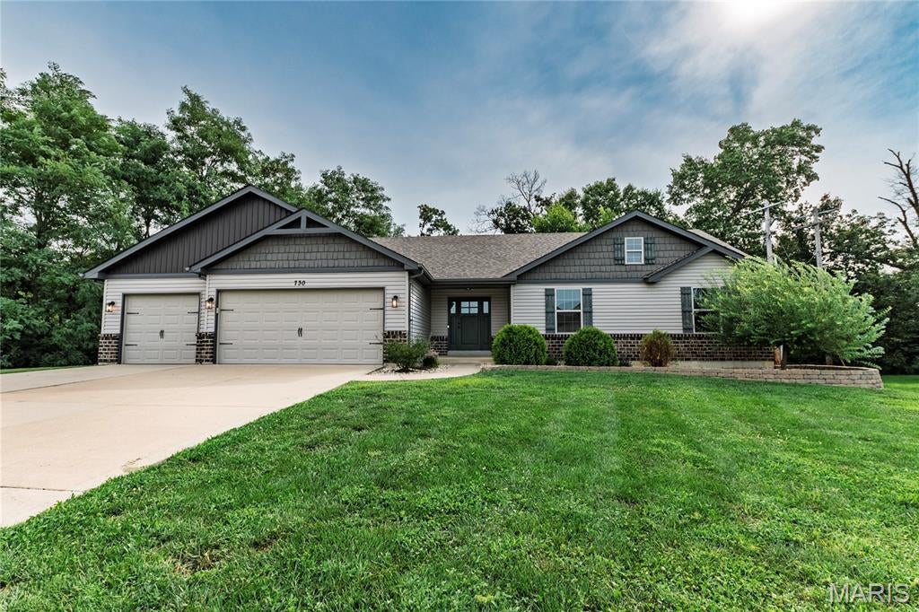 Space, style, and endless possibilities all in one charming ranch! This beautifully maintained 3-bedroom, 2-bath home offers an inviting open floor plan from the kitchen/dining area and family room, where a gorgeous fireplace creates the perfect backdrop for cozy nights and effortless entertaining. Main floor laundry adds to the everyday convenience, while the 3-car garage provides plenty of room for vehicles, hobbies, and storage. And then there’s the lower level… unfinished, but full of potential! With a walkout, bathroom rough-in, tons of storage, and plenty of space to bring your vision to life, the possibilities are practically endless — create a rec room, home gym, office, guest suite, or the ultimate hangout space. Outside, enjoy the privacy of a peaceful, tree-lined backyard tucked within a charming subdivision. It’s the kind of setting that gives you room to breathe while still being close to everything. A fantastic floor plan, incredible potential and a location you’ll love — this one is ready for its next chapter!