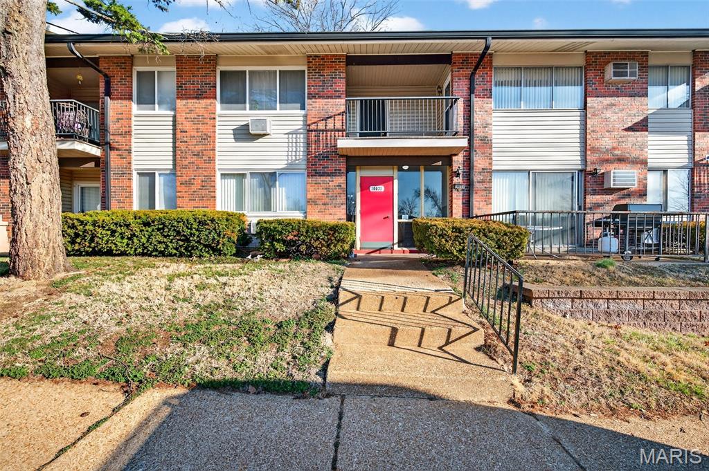 Back on the market at no fault of the seller. Updated 1 bedroom with larger than usual wall space in primary bedroom, 1 bath condo located in Southridge Condominiums. Own your home for less than the cost of many rentals.  First floor unit has an open floor plan with living room/dining room combo, remodeled kitchen with new soft close cabinets, new luxury plank flooring with porcelain tile in the bathroom.  Tub/shower combo in the bathroom.  All new stainless-steel appliances: refrigerator, electric range/oven, dishwasher, and microwave.  Step outside to your private patio which you can get to from your kitchen or bedroom. Laundry facilities are steps away within the building.  There are ample parking spots. The outdoor pool and clubhouse are across from the unit.  Monthly condo fees include water, sewer, trash, outside maintenance, & snow removal.  Located in south county with easy access to highway 55 and highway 270/255. Unit has passed the St. Louis County Occupancy inspection.