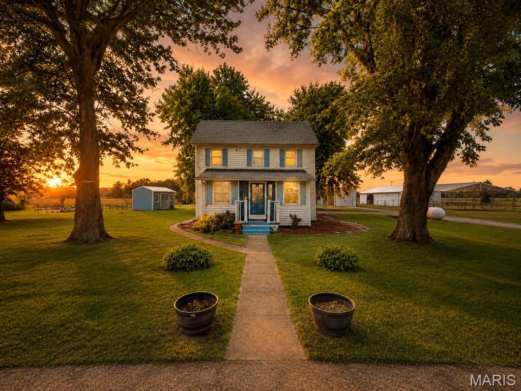 Escape to the country with this beautiful 8.2-acre fully fenced farm offering the perfect setup for horses, livestock, hobby farming, or peaceful rural living. This charming 3-bedroom, 1-bath farmhouse is surrounded by open pasture, mature shade trees, and scenic countryside views.
Equestrian enthusiasts will appreciate the impressive 30’ x 60’ barn featuring 7 stalls, a tack room, electric service, and water run to the barn. (Seller has never used) The property also includes an automatic livestock waterer in the pasture off the barn, fed from one of the ponds, making this a functional setup for horses and livestock. A round pen area, multiple outbuildings, and fenced acreage are already in place and ready to use.
The property features two fully stocked ponds the seller says, offering both beauty and recreation. Enjoy fishing right from your own property with populations of crappie, bass, bluegill, sunfish, and catfish already established.
In addition to the farmhouse, the property includes a separate 16’ x 48’ tiny house offering approximately 768 square feet of additional space. The tiny house features an open-concept living and sleeping area, kitchen, large storage closet, bathroom, separate laundry room, numerous windows for natural light, and both front and rear entrances. Whether used as guest quarters, a hobby space, home office, workshop, or additional living space, the possibilities are endless.
Additional improvements include a large 10-foot-tall carport capable of accommodating 3-4 vehicles, as well as a detached garage with additional storage space located off the rear of the building.
Whether you’re looking for a horse property, mini farm, homestead, or private rural retreat, this unique property offers the space, amenities, and infrastructure to bring your vision to life.
Property Features:  8.2 Fully Fenced Acres, 3 Bedroom, 1 Bath Farmhouse , 16’ x 48’ Tiny House (Approx. 768 Sq. Ft.),  30’ x 67’ Barn with 7 Stalls Tack Room, Electric & Water at Barn, Automatic Livestock Waterer, Round Pen Area, Two Fully Stocked Ponds, Crappie, Bass, Bluegill, Sunfish & Catfish, 10’ Tall Carport (3-4 Vehicles), Detached Garage with Additional Rear Storage, Multiple Outbuildings & Storage Sheds, Open Pasture & Mature Shade Trees, Horse & Livestock Ready!
Don’t miss this rare opportunity to own a turnkey farm property with everything already in place for country living, equestrian pursuits, fishing, and recreation.
Call listing agent today to schedule your showing.