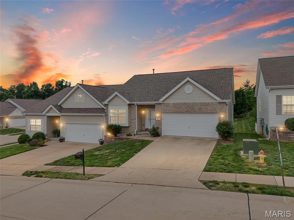 Incredible and beautiful Villa opportunity in Arnold.  2 large bedrooms, 2 full baths, luxury vinyl flooring, and so many other perks. Enter the beautiful foyer onto hardwood flooring. The first bedroom with a large picture window and a large closet is spacious. Next is the guest's full bath.  Proceed to the large dining room and living room area, great for entertaining or relaxing. The kitchen has custom cabinets, a breakfast bar, a large pantry, and a separate breakfast area with access to the covered deck for relaxing with a fantastic mechanical shade device. The primary bedroom is spacious with a private bath and a walk-in closet.  The bath has a new walk-in shower with accessible handrails and shower fixtures, updated vanity. The primary walk-in closet is huge with room for extra storage. Don't forget the main-floor laundry on the way to the 2-car garage, and a central-vac whole-house system. The lower level is partially finished, with a recreation room for entertaining and a large storage room with updated HVAC and a water heater.  This home has everything you could possibly want for your next home.  Sellers prefer "as-is" offers as the home is being sold by heirs of the owner.