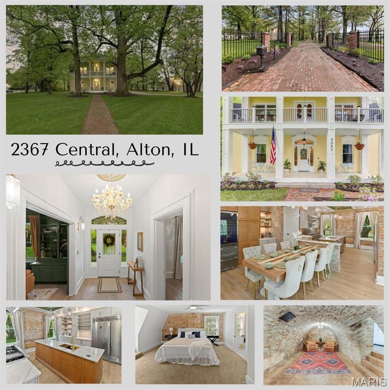 Step into timeless elegance with this Southern-style estate, perfectly nestled on 2.947 acres. Featuring 5 bedrooms, including a master suite with its own private patio overlooking the estate, a main floor VIP, and a private au pair suite offering unparalleled privacy. The custom-designed kitchen is a culinary dream. Relax in the cozy library or enjoy one of the three wood-burning fireplaces that add warmth and character throughout. Entertainment options abound with a dedicated theatre room, a gym, and a cellar thoughtfully designed as a bourbon or cigar retreat. Outdoors, you’ll find unique touches like an outside half-bath with a dog-washing station. Finish off your evenings with gentle breezes on the upper-level porch swing or relax on the front tree swing, a timeless feature, ideal for lazy summer afternoons, or a cozy spot to admire the beauty of the estate. This property is a harmonious blend of Southern charm and modern luxury. Ready to make this dream home yours? 
Agent Owned Suitable for Bed/Brk Listing Agent to be at all showings. Please have preapproval or proof of funds prior to making appt to view.