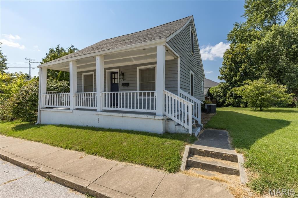 Located in the heart of the Historic District of Ste. Genevieve, Missouri, this home offers timeless charm and endless potential. Situated on a corner lot, the property includes a carport and storage shed and is conveniently located near parks, schools, shopping, and dining. The current owner has outgrown the home and is ready to pass it along to its next owner. Inside, you'll appreciate the convenience of main-floor laundry, while the upper level offers exciting possibilities to expand or customize the living space to suit your needs.