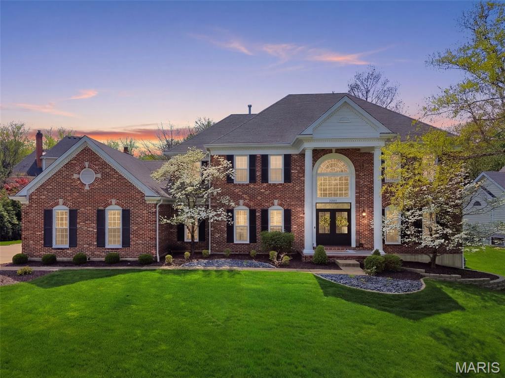 Discover timeless elegance in this inviting 2 story home nestled in the desirable Brook Hill Estates. Offering approximately 5,643 sq ft of sophisticated living space, this luxurious 4 bedroom 6 bath (4 full & 2 half) residence is thoughtfully designed for both everyday living and entertaining.
Inside exquisite dental molding and plantation shutters grace every room on the main floor, creating a refined atmosphere. The main level also showcases stunning built ins in the living room, wainscoting in the office and dining room, two convenient half baths, spacious laundry room, a butler’s pantry, and a sophisticated wet bar with beautiful quartz counters, while offering seamless backyard access from both the kitchen and living room. The chef inspired kitchen showcases with quartz counters, a gas cooktop on the island, double ovens, and a built-in microwave. Two elegant fireplaces add warmth and ambiance to the spacious gathering areas.
The backyard oasis features a built in outdoor grill and a stunning inground pool with a soothing waterfall, relaxing tanning ledge, and advanced UV water treatment, ideal for effortless outdoor enjoyment.
Upstairs, the primary suite provides a serene retreat with dramatic tray ceilings, a luxurious master bath, and a walk-in closet. An additional ensuite bedroom offers private comfort, while two further bedrooms share a full bath, providing flexible and accommodating space for family and guests.
The large finished basement includes a full bath, wine fridge, and soundproof room for added versatility. This home has convenient access to shopping, dining, parks, and major highways while maintaining a peaceful, private setting. Please see the Features and Updates sheet for a full list of updates.  Welcome Home!