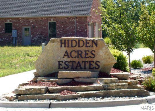 HIDDEN ACRES ESTATES - Land