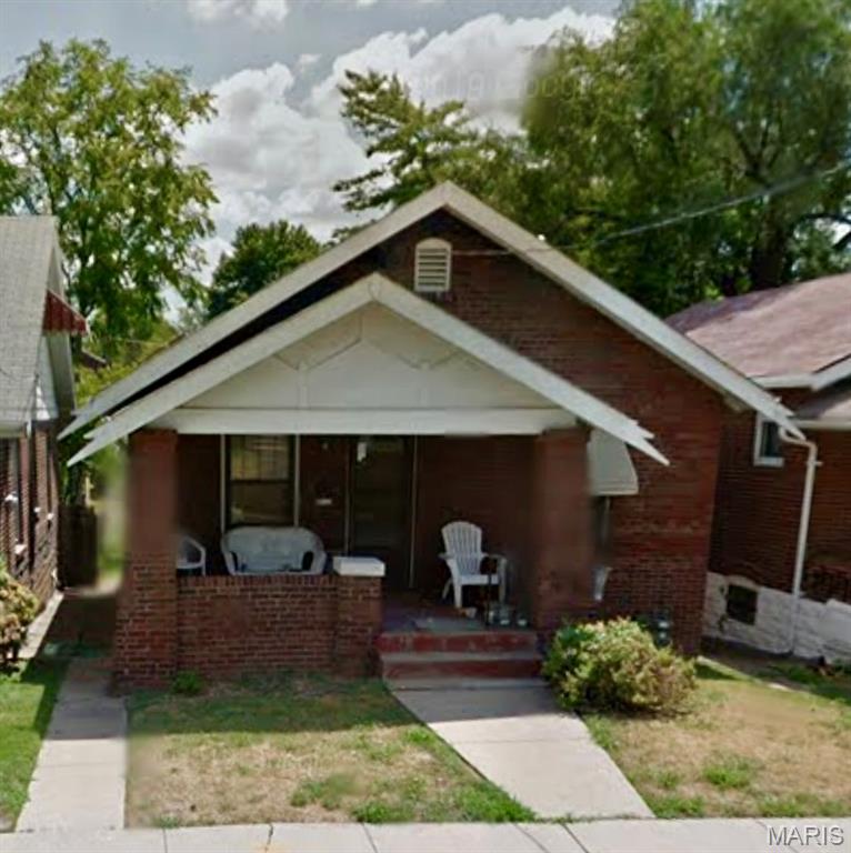 This brick bungalow will be a rock-solid performer in your portfolio!  It features 825 sf of living space with one bed, one bath, living room, dining room, eat-in kitchen, and fresh LVP flooring.  In the basement you’ll find lots of storage space, laundry hookups, PVC stack, updated electric panel, electric water heater, and gas furnace. Parking is plentiful with a detached 1-car garage, driveway, and on-street parking. The entire yard drain was replaced in 2026.  Close to Glen Echo Country Club, UMSL, shopping, and restaurants.  Tenant occupied, so no showings without an accepted offer (contingent on viewing, of course); current lease is through 11/30/26, with 100% rent assistance by Queen of Peace.  Do not walk the property or disturb the tenant, please.  Tenant is up to date and pays $900 per month = $10,800 gross annual income.  Taxes, insurance, sewer, and maintenance clock in at $3,278, resulting in an NOI of $7,522 – a 12.53% cap rate at asking price.  10169 Imperial (MLS ID: 26060202) and 8347 Octavia (MLS ID: __) if desired.