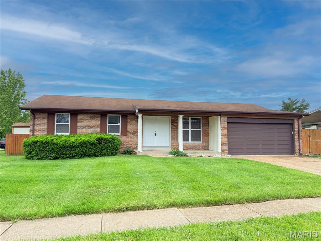 Welcome home to this nicely updated 3-bedroom, 2 full bath gem in the highly sought-after Fenton area and Rockwood School District! Offering 1,190 sq ft of comfortable living space, this move-in-ready home features a spacious and functional layout perfect for today’s lifestyle. Step inside to find stylish laminate flooring flowing throughout the main living areas, creating a warm and cohesive feel. The updated kitchen shines with newer cabinetry and granite counters, offering both modern appeal and ample storage. Both bathrooms have been tastefully updated, while the primary suite boasts its own private full bath for added convenience. Enjoy outdoor living in the fully fenced backyard—complete with a large patio perfect for entertaining, relaxing, or summer BBQs—and a handy shed to meet all your storage needs. A 2-car garage adds even more functionality. Major updates provide peace of mind, including a NEW roof soon to be installed before closing, and a newer HVAC system and water heater already in place! Conveniently located near shopping, dining, parks, and major highways, this home offers comfort, updates, and a prime location. Don’t miss your chance to call this Fenton beauty your own—schedule your showing today! St Louis County Occupancy Inspection has already been passed. A licensed agent has an indirect interest.