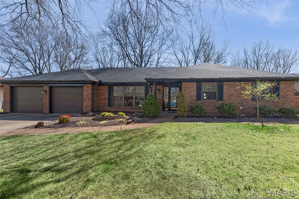 Full-brick ranch offering space and comfort throughout! This 4-bedroom, 2-bath home features a spacious living room with beautiful picture windows that fill the space with natural light. The kitchen comes fully equipped with refrigerator, dishwasher, microwave, and electric range, plus a bright breakfast/dining area with a charming bay window. Enjoy multiple living spaces, including a cozy family room with gas fireplace and sliding doors that open to a large deck - perfect for entertaining. The fully fenced backyard offers plenty of space to relax, play, or garden. Nice curb appeal enhances this inviting home. Additional highlights include a main-level laundry room with washer and dryer included, ceiling fans throughout, and a 2-car attached garage. Major updates include roof (2024) and water heater (2025), plus a radon mitigation system already in place. Full unfinished basement. Home is being sold AS IS but is CODE COMPLIANT. Conveniently located near shopping, dining, and everyday amenities. Come take a look!