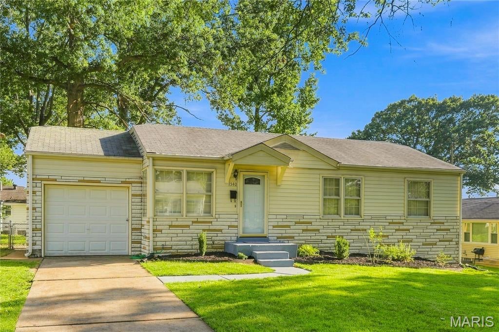 Here's an updated, polished marketing description:

Welcome to 1540 Fathom Drive! This beautifully refreshed 3-bedroom, 1-bath ranch is move-in ready and full of charm. Freshly painted throughout, the home features beautifully refinished hardwood floors that bring warmth and character to the bright, inviting living spaces. The updated kitchen includes a new refrigerator and new oven, making meal preparation a breeze. Just off the kitchen, you'll find a spacious screened-in porch, the perfect spot to enjoy morning coffee, unwind with a good book, or entertain guests while taking in views of the backyard. An attached garage adds convenience, while the generous yard provides plenty of space for outdoor activities. Conveniently located near shopping, dining, parks, and major commuter routes, this home offers the ideal blend of comfort, value, and functionality.