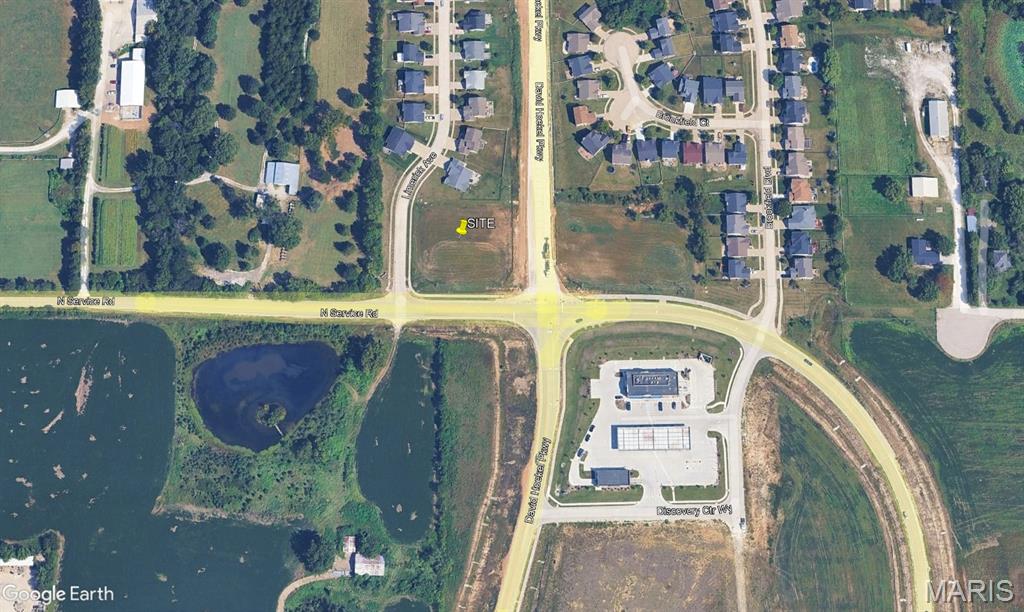 CORNER LOT 400 YARDS FROM I-70 ON RAMP.  LOCATED AT NEWEST WENTZVILLE OVERPASS.  IDEAL FOR QSR, OFFICE.
