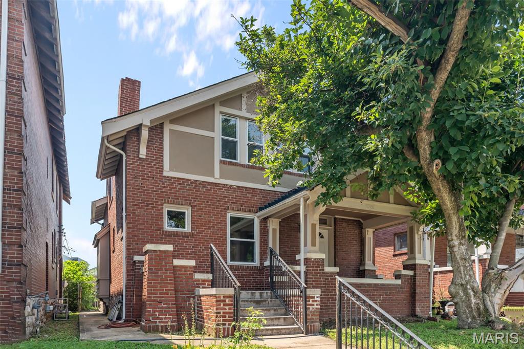 Rare opportunity to customize a historic brick home in St. Louis' sought-after Skinker-DeBaliviere neighborhood! Only the finishing touches remain. Walking distance to MetroLink, the Delmar Loop, Forest Park, Loop Trolley, and many other attractions. 

Step inside to a light-filled floorplan w/high ceilings, great flow, and original architecture. The charming entryway and living area lead to the open concept dining room and kitchen w/ample counter space and natural light. A half bath and laundry nook round out the main floor. Upstairs features 3 sizeable bedrooms and a full bath. The primary bedroom is a showstopper with vaulted ceilings and a picturesque window nook. Downstairs, find a large bonus area and a walk out to the backyard. Out back, find a large yard with covered, secure parking for 2 cars.

Major improvements have been done, including a new roof, HVAC system, water heater, and new hardwood flooring throughout. All kitchen and laundry appliances are brand new and will stay. Don’t miss the chance to select your own interior paint colors and finishes to create your dream historic home within walking distance to Forest Park, MetroLink, and the Delmar Loop.