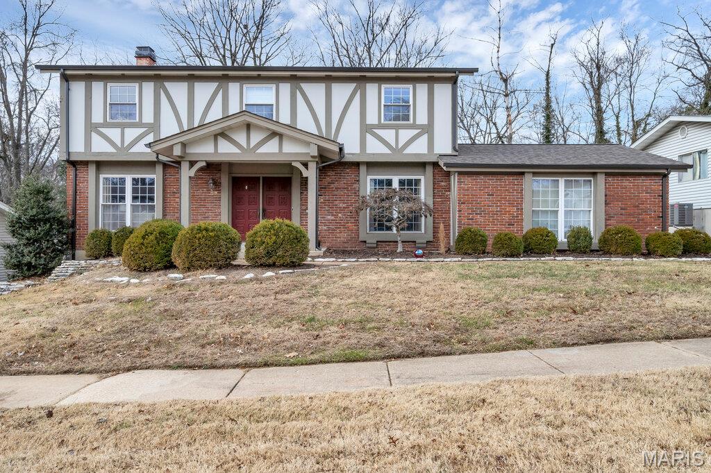 Fabulous 2 story complemented with numerous upgrades! The modern kitchen has solid surface countertops, newer cabinets, subway tile backsplash, updated appliances, gleaming wood floors. and recessed lighting. The spacious family room is arrayed with peg and plank wood floors, crown molding, recessed lighting, brick fireplace, and newer atrium door that walks out to the back patio. A large living room, and a spacious separate dining room, and an updated hall bath round out the main level. Upstairs the enormous primary suite is complemented with crown molding, huge walk-in closet with custom organizers, and upgraded full bath. 3 large bedrooms, and another upgraded full bath round out the second level. The huge finished lower level is arrayed with recessed lighting. The level park-like backyard backs to trees and is complemented with huge patio and fire pit. All this plus newer windows throughout, updated high efficiency HVAC, newer water heater, gleaming wood floors throughout, and Parkway Schools. Super convenient to highways, restaurants, and shopping