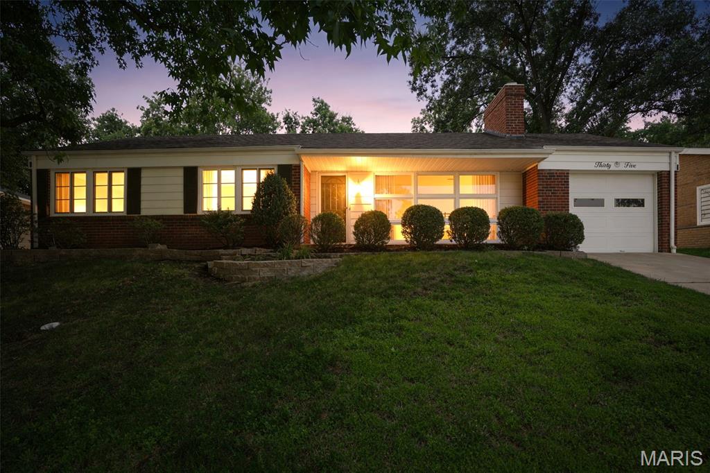 Welcome to 35 Pinewood Drive, nestled in the desirable Webster Gardens neighborhood and located within the highly sought-after Lindbergh School District!  This charming 3 bedroom, 1.5 bath ranch offers an unbeatable combination of comfort, updates, and location. Enjoy the beautiful rear yard complete with a patio just off the eat-in kitchen — perfect for relaxing or entertaining. The fantastic laundry/mud room with half bath adds convenience right off the main living area. You’ll love the awesome rear family room filled with natural light, featuring brand new carpet and base trim. Recent updates include a brand new water heater, garbage disposal, sink faucets, and dishwasher. The main bath showcases a new comfort-height vanity, while the attic fan and pull-down attic stairs in the garage provide excellent efficiency and extra storage. A rear yard shed offers even more storage space. Plus, you’re within walking distance to Grant’s Trail for biking, walking, and outdoor enjoyment. Location, location, location — don’t miss this wonderful opportunity!
