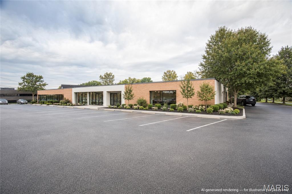 Prominent Creve Coeur Commercial Property now available for sale.

The subject property consists of a 2-story, 13,680 SF building on 1.42 Acres. The property previously served as a retail showroom, administrative offices including 5 private offices and a conference room and light storage in the the lower level. The property benefits from lowered electricity costs from solar panels on the roof.

The property is prominently situated on N. Lindbergh Blvd with 22,000+ VPD between Olive Blvd and I-64. Location: City